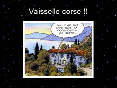 Vaisselle en Corse